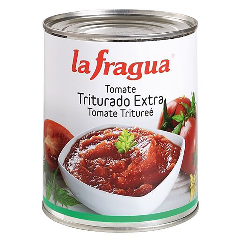 TOMATE TRITURADO NATURAL EXTRA (5-7ºBRIX) LATA 12/1Kg